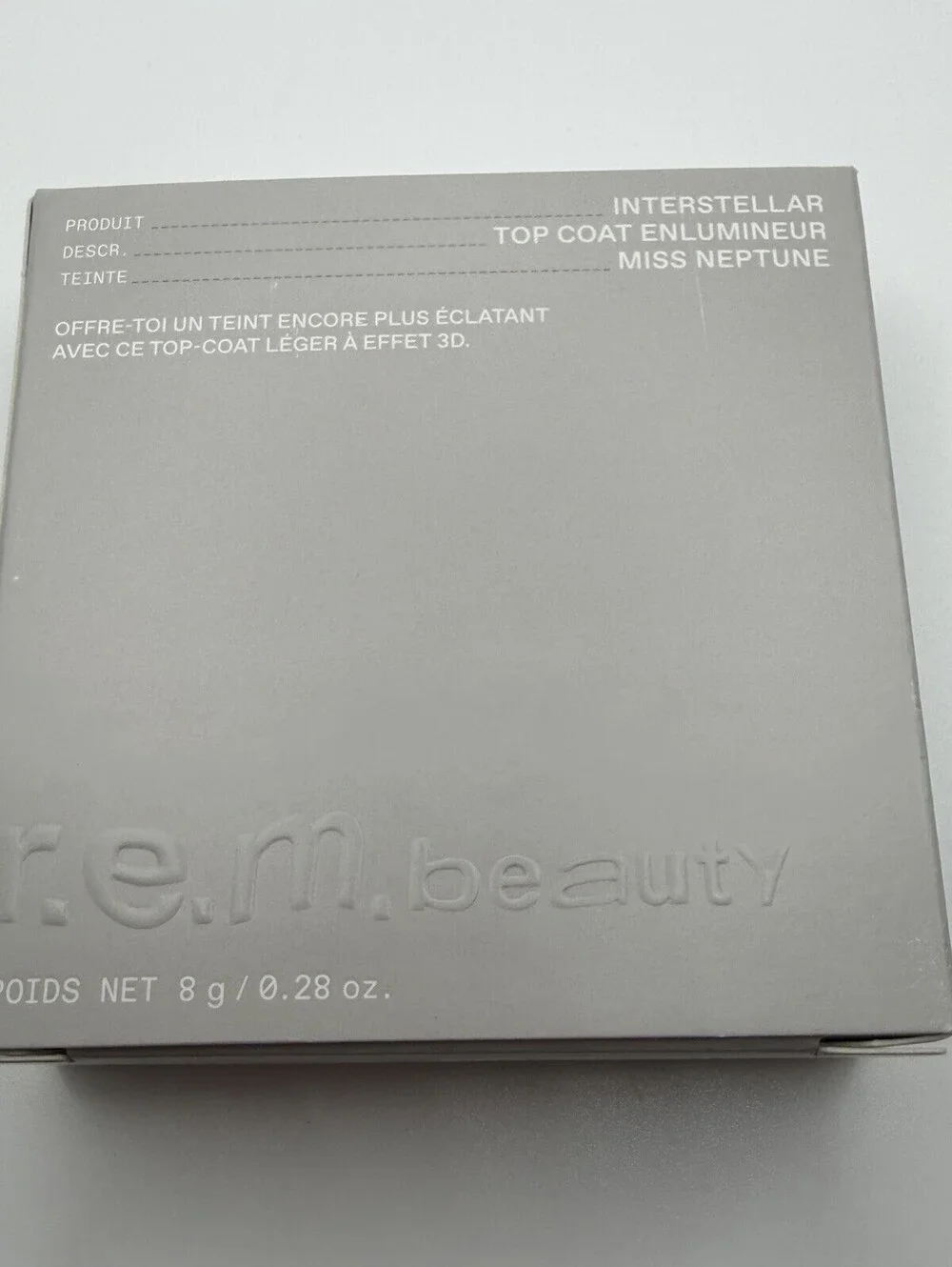 r.e.m. Beauty Interstellar Highlighter Topper~Miss Neptune~Full Size 8 g NIB